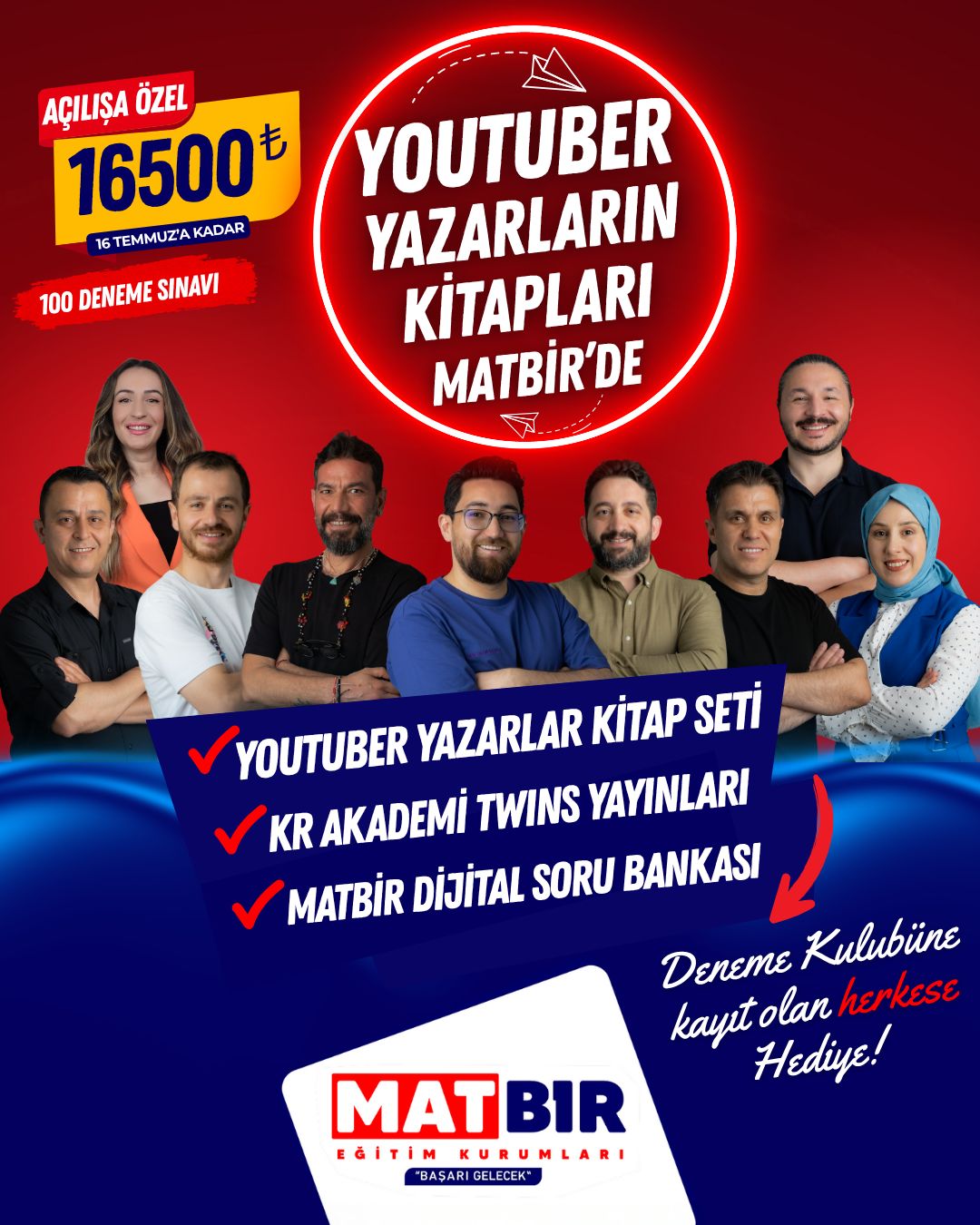 youtuber yazar kitapları matbir’de MSÜ SINAVI 2025 TÜRKİYE 19.SU DERECESİ - MATBİR